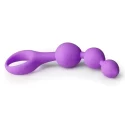 Purple Silicone Anal Bead Dildo