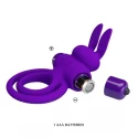 PRETTY LOVE - VIBRANT PENIS RING III Purple