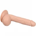 Realistyczne dildo z jądrami i przyssawką Rocket John