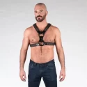 Neoflex harness black / orange extra large