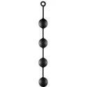Silicone exxxtreme ballz - black - ultra - 40-60 mm.