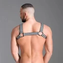 Neoprene bulldog harness - gray - large 46-50