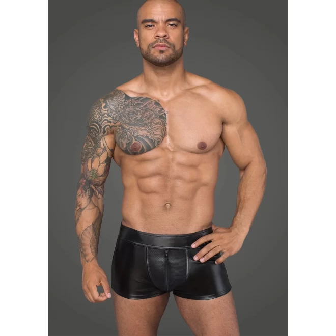 H058 shorts made of powerwetlook and 3d net s