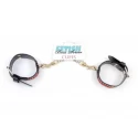 Fetish Boss Series Handcuffs with studs 3 cm