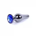 Plug-Jawellery Dark Silver BUTT PLUG- Black