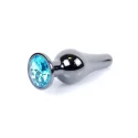 Plug-Jawellery Dark Silver BUTT PLUG- Black