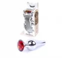 Plug-Jawellery Silver BUTT PLUG- Clear