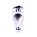 Plug-Jawellery Silver BUTT PLUG- Clear