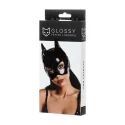 Glossy, Wetlook Cat Mask, Black, OS