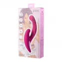 JAVI Vibrator, silicone, ABS-plastic, two powerful motors, 7 functions, flexible, length 13 cm, diameter 2,5 cm