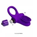 PRETTY LOVE - VIBRANT PENIS RING II Black