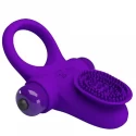 PRETTY LOVE - VIBRANT PENIS RING II Black