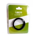 Flat slick - silicone cock ring Ø 40 mm. - black