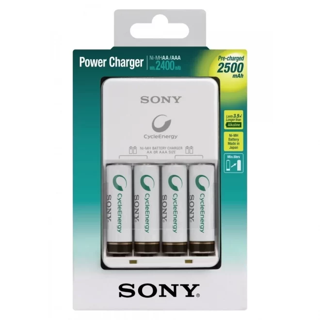 Charger AA+AAA 2500Mah 4XAA