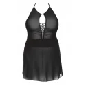 Stefi black chemise L+ ( czarna halka )