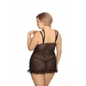 Tamara black chemise L+ ( czarna halka )