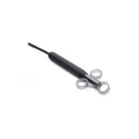Silicone ribbed lube launcher
