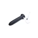 Power screw 10x spiral silicone vibrator