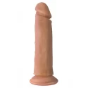 Realistic Vibrating Dildo With Suction Cup - Skin Tone