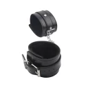 Behave ! Obey Me Leather Ankle Cuffs