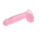 Hi Rubber 7.0 Inch Dildo pink