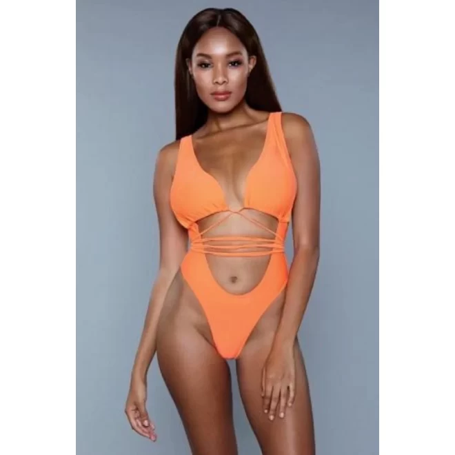 Makayla Monokini - Orange