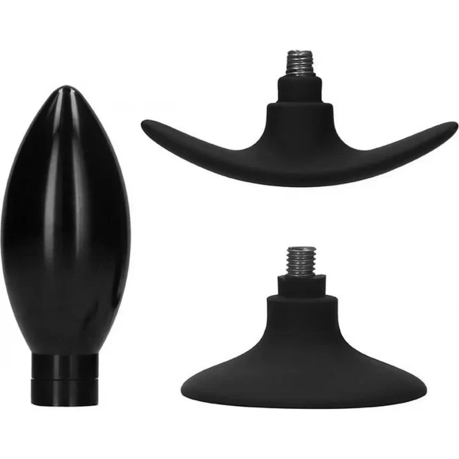 Interchangeable butt plug set - rounded large