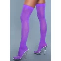 Thigh High Nylon Stockings - Black