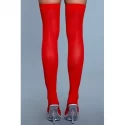 Thigh High Nylon Stockings - Black