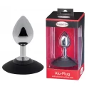 Malesation alu-plug mit saugfuÃ mittel, schwarz