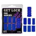 Penis Sleeve Kits-blue 7 pcs