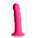 Squeezable wavy dildo