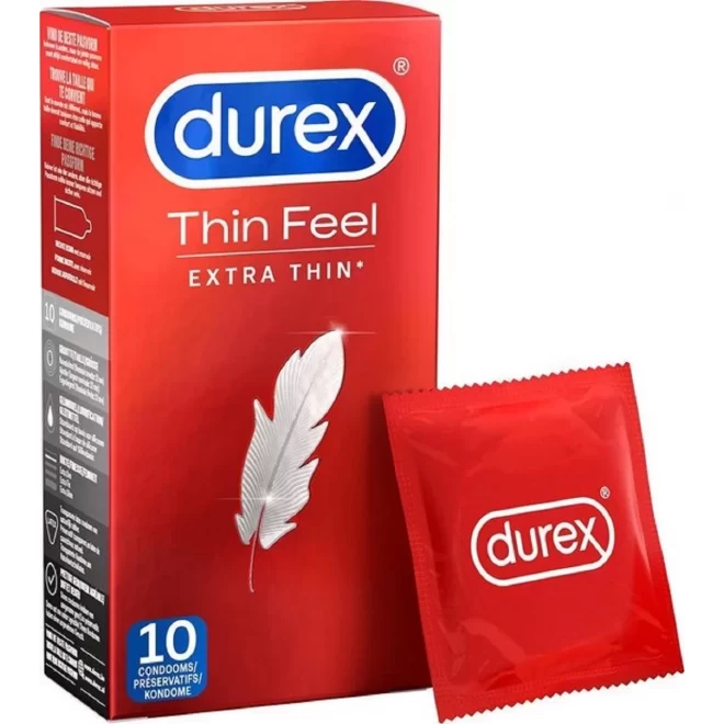 Durex Thin Feel Extra Thin - 10 Count