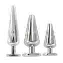 Metalowy plug analny Stainless Steel Butt Plug Large