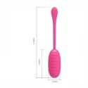 Pretty Love Kirk Vibrating Egg Pink