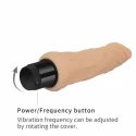 "@reel feel vibrator flesh 8,0""@"