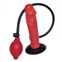 Plug z pompką i wibracjami Red Baloon