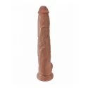 Dildo z jądrami King Cock With Balls