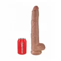 Dildo z jądrami King Cock With Balls