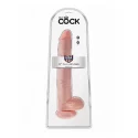 Dildo z jądrami King Cock With Balls