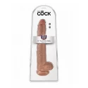 Dildo z jądrami King Cock With Balls