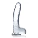 Jock C-Thru Transparante Dildo - 27 cm