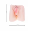 Masturbator podwójne wejście z wibracjami Anthea