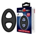 Crazy Bull Silicone Cockring Black III