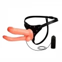 Ultra Passionate Double Harness Flesh Vibrating