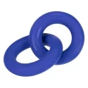 Hünkyjunk cock & ball rings duo-linked - black tar