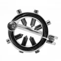 Spiked cbt ball stretcher scrotum seperator