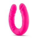 RUSE 18INCH SLIM DOUBLE DONG HOT PINK