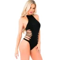 SLIT NSPIN BODYSUIT BLACK, OS