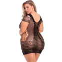 TIME 2 SLAY MINI DRESS BLACK PLUS SIZE